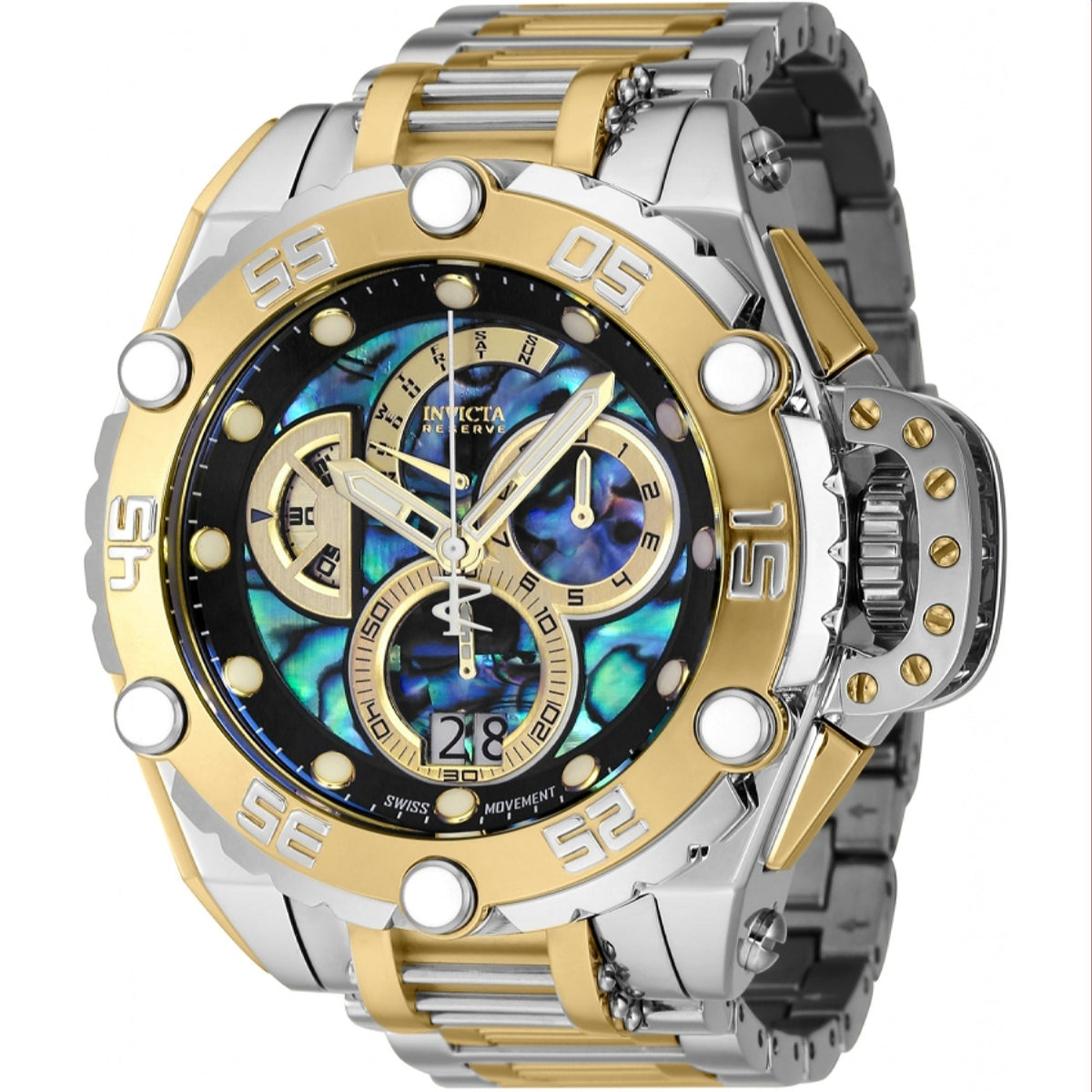 Invicta Men's 39688 Flying Fox Reserve Gold-Tone and Silver Stainless Steel Watch