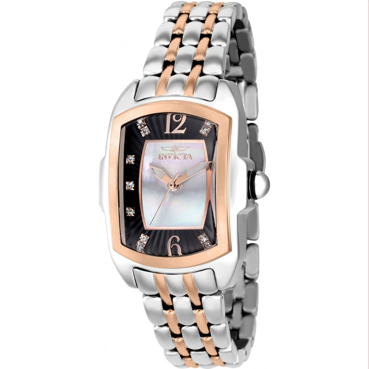 Invicta Women's 39784 Lupah Rose-Tone and Silver Stainless Steel Watch