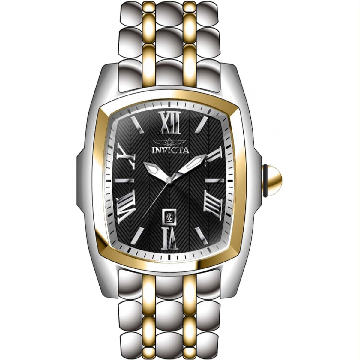 Invicta Men&#39;s 39829 Lupah Gold-Tone and Silver Stainless Steel Watch