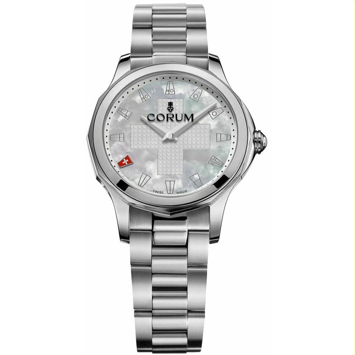 Corum Women's 400.101.20-V200-PN01 Admiral Legend 32 Stainless Steel Watch