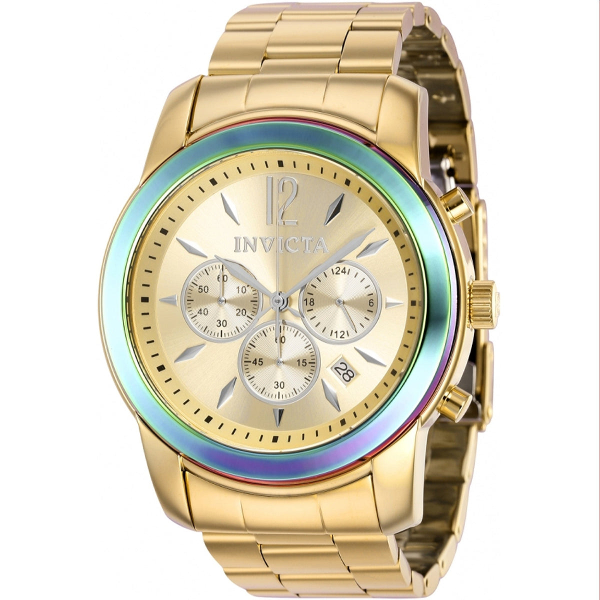 Invicta Men&#39;s 40492 Specialty Gold-Tone Stainless Steel Watch