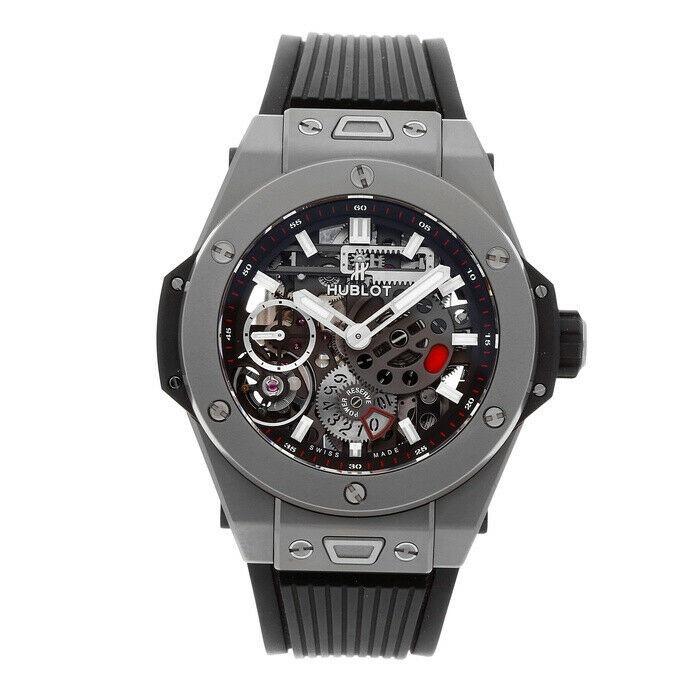 Hublot Men&#39;s 414.NI.1123.RX Big Bang Meca-10 Black Rubber Watch