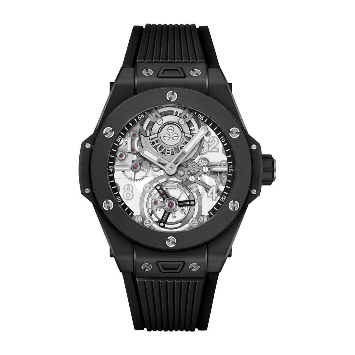 Hublot Men's 419.CI.0170.RX Big Bang Tourbillon Black Rubber Watch