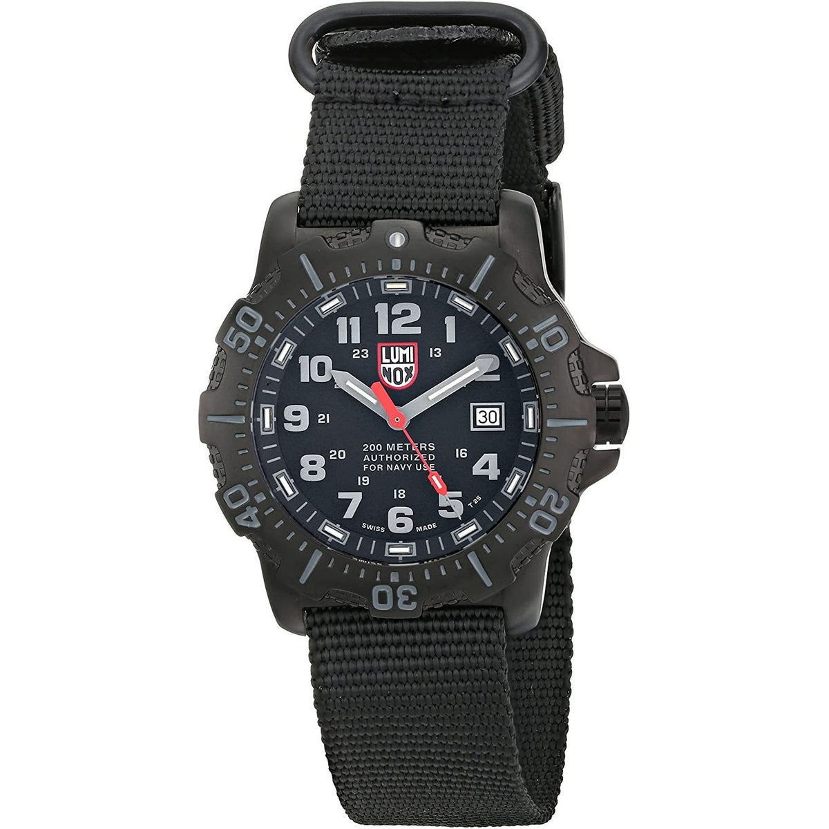 Luminox Men's 4221.CW Navy Seal Dive Black Nylon Watch