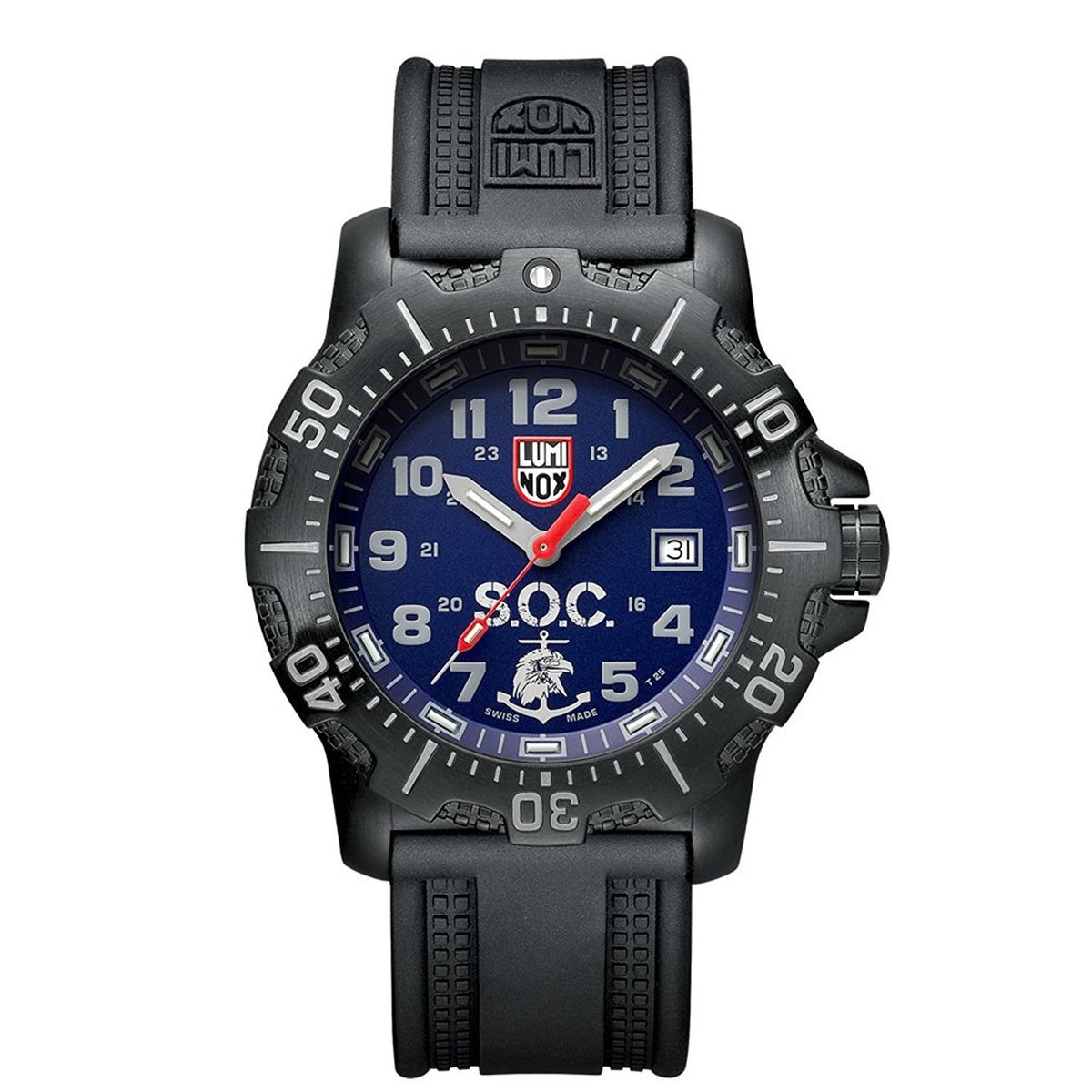 Luminox Men&#39;s 4223.SOC.SET SPEC OPS Challenge Black Silicone Watch