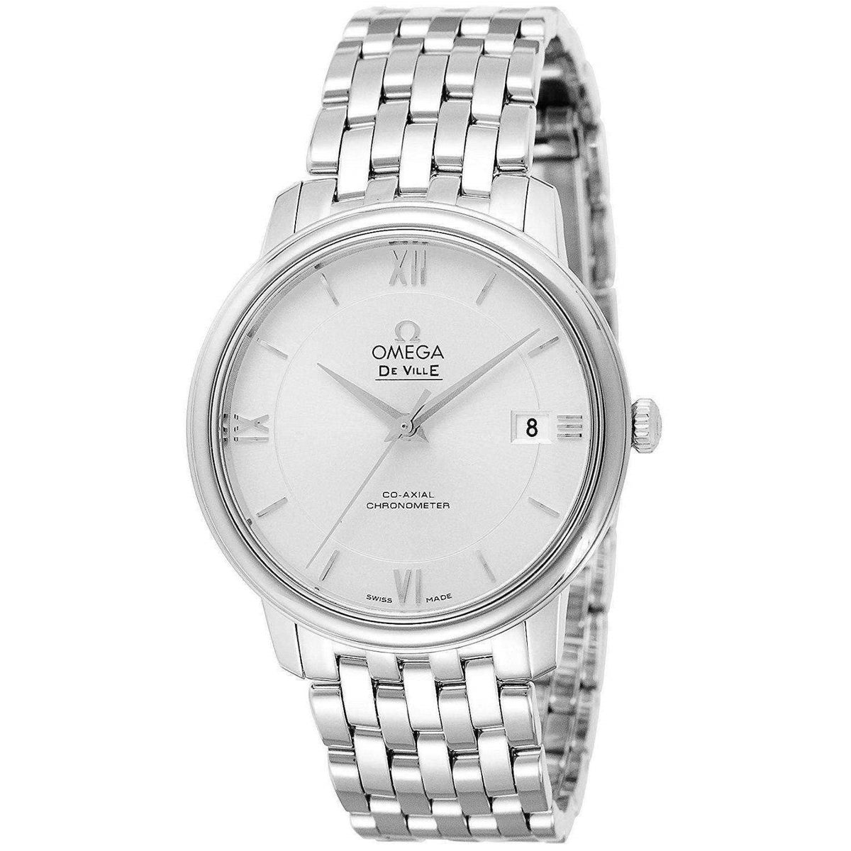 Omega Men's 424.10.37.20.02.001 De Ville Prestige Co-Axial Stainless Steel Watch