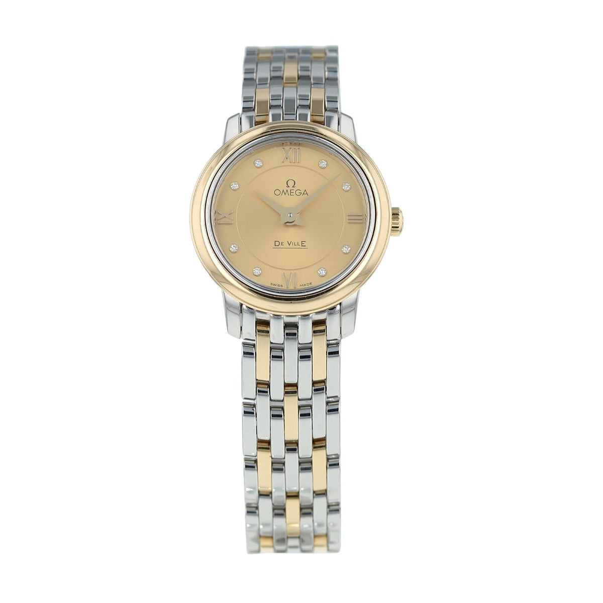 Omega Women's 424.20.24.60.58.001 De Ville Two-Tone Stainless Steel Watch