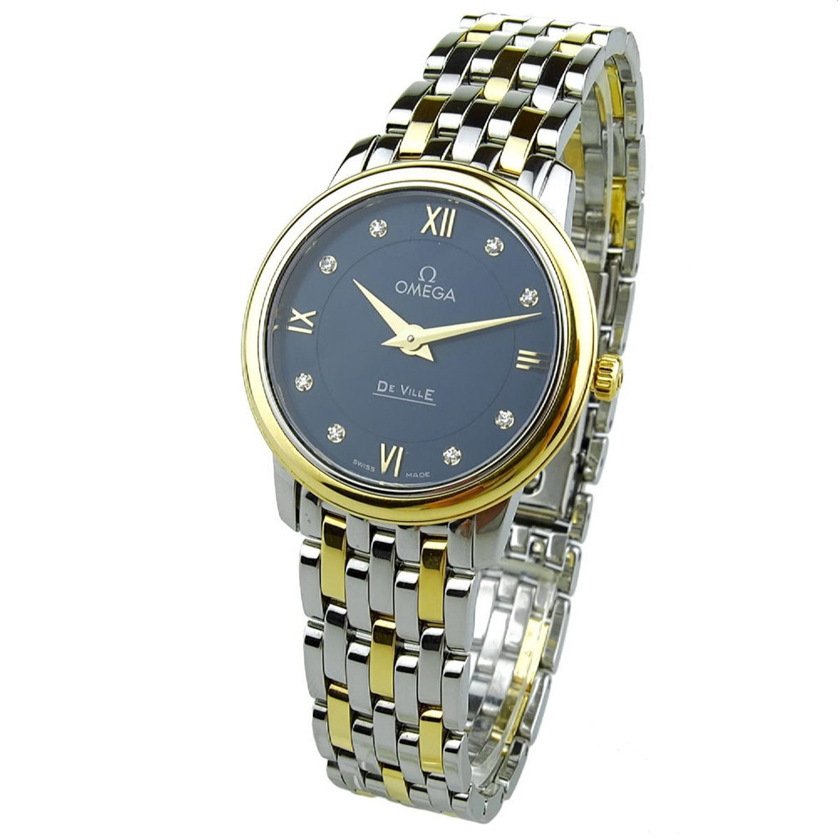 Omega Women's 424.20.27.60.53.002 De Ville Two-Tone Stainless Steel Watch