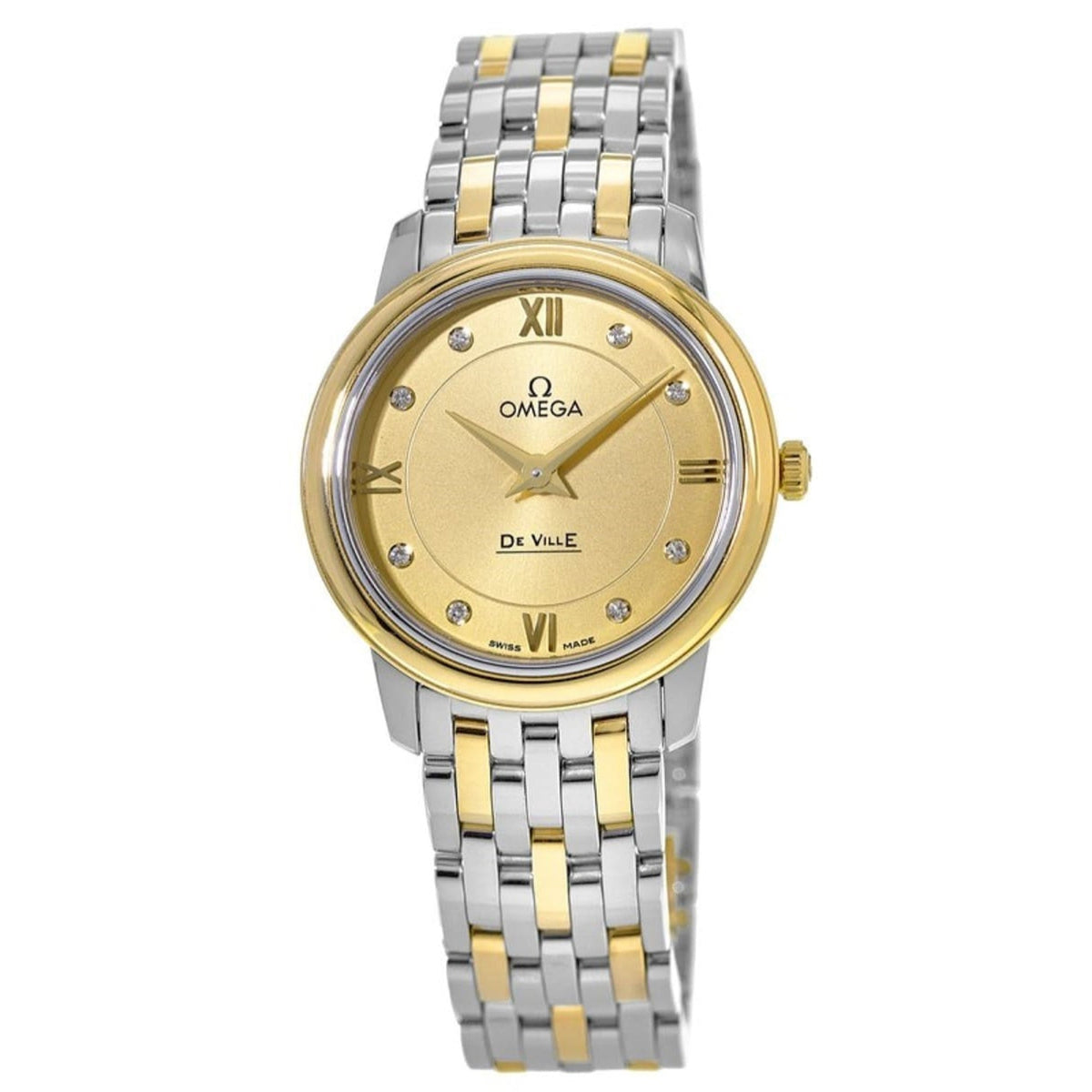 Omega Women's 424.20.27.60.58.001 De Ville Two-Tone Stainless Steel Watch