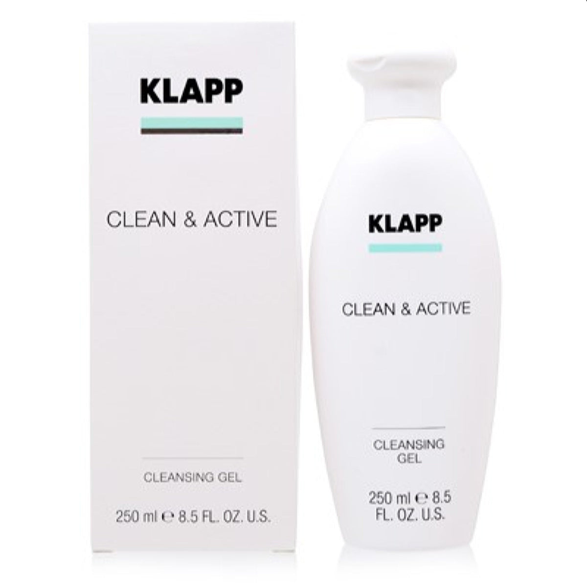 Klapp Clean & Active Cleansing Gel 8.5 Oz (250 Ml)  