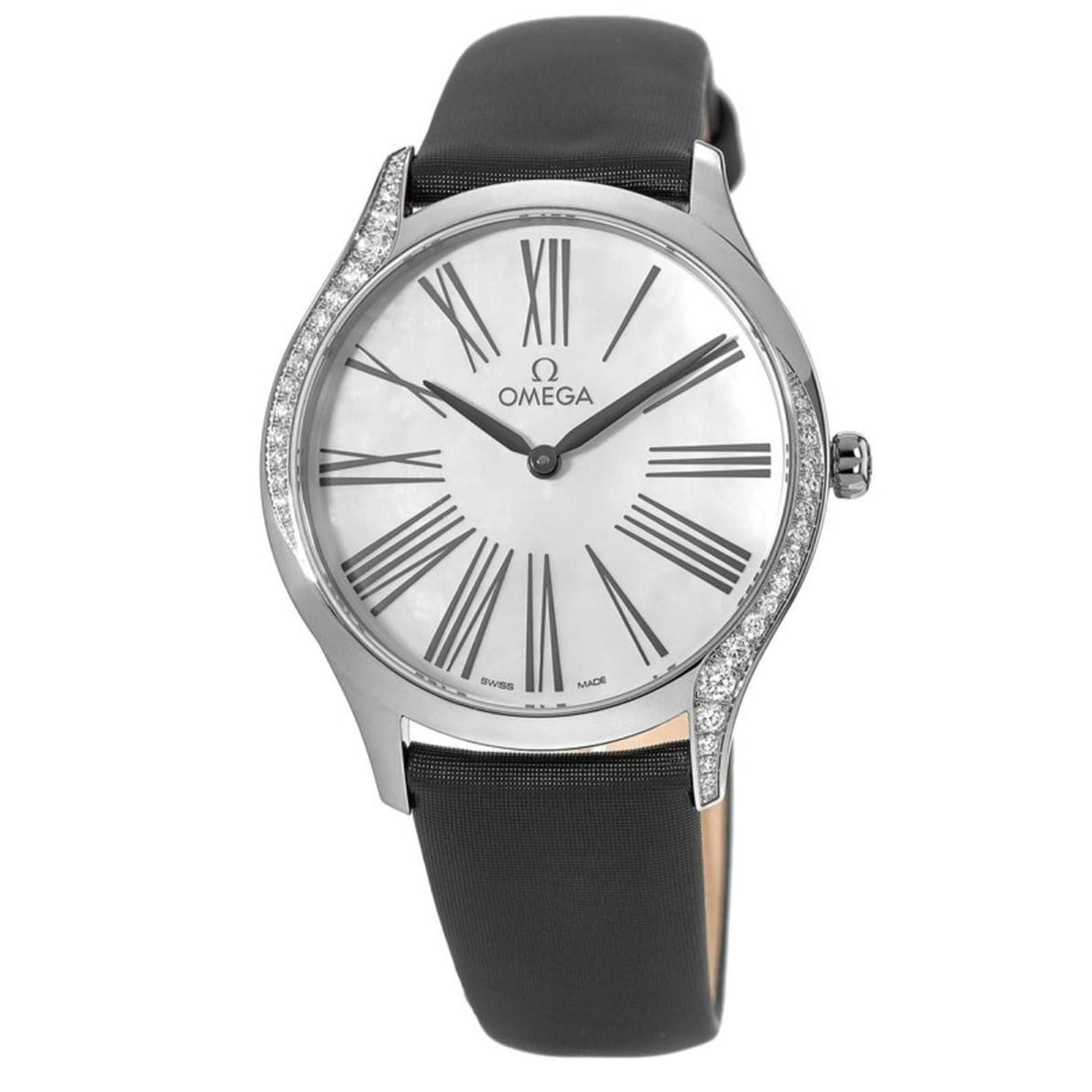 Omega Women's 428.17.36.60.05.001 De Ville Black Fabric Watch