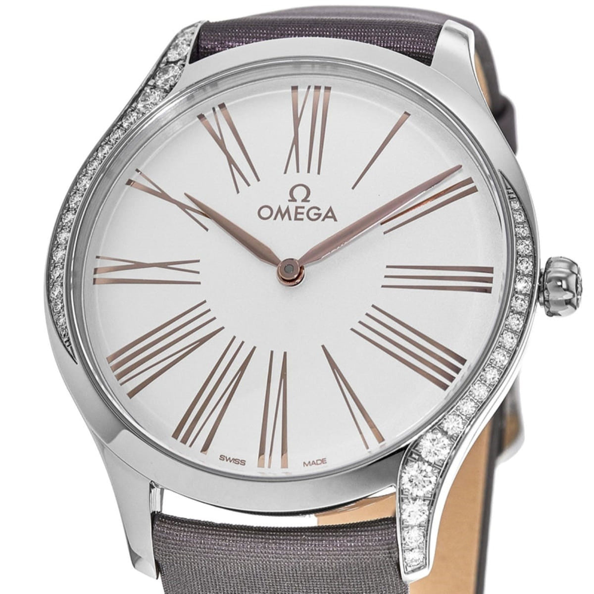 Omega Unisex 428.17.39.60.02.001 De Ville Grey Fabric Watch