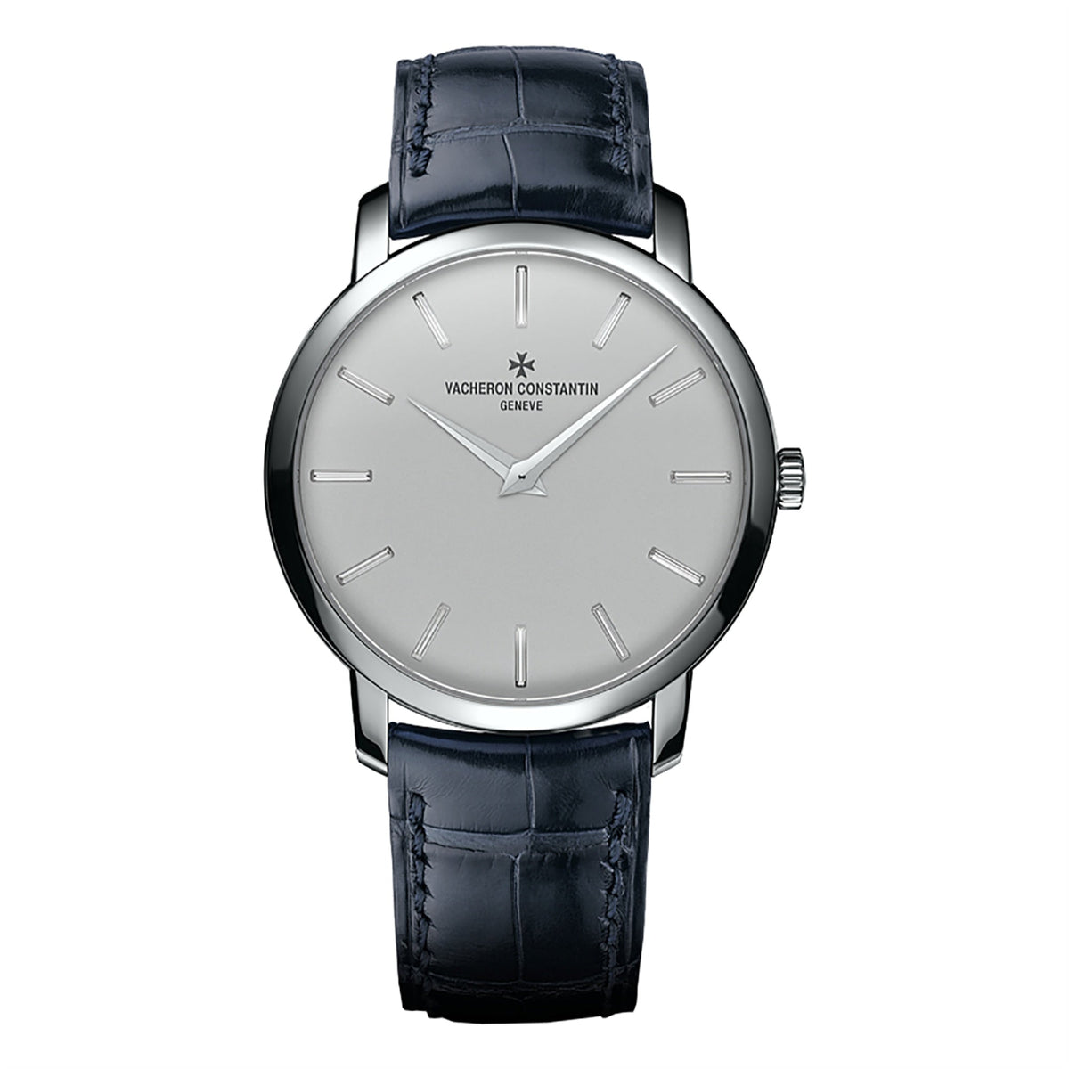 Vacheron Constantin Men's 43076-000P-9875 Traditionnelle Blue Leather Watch