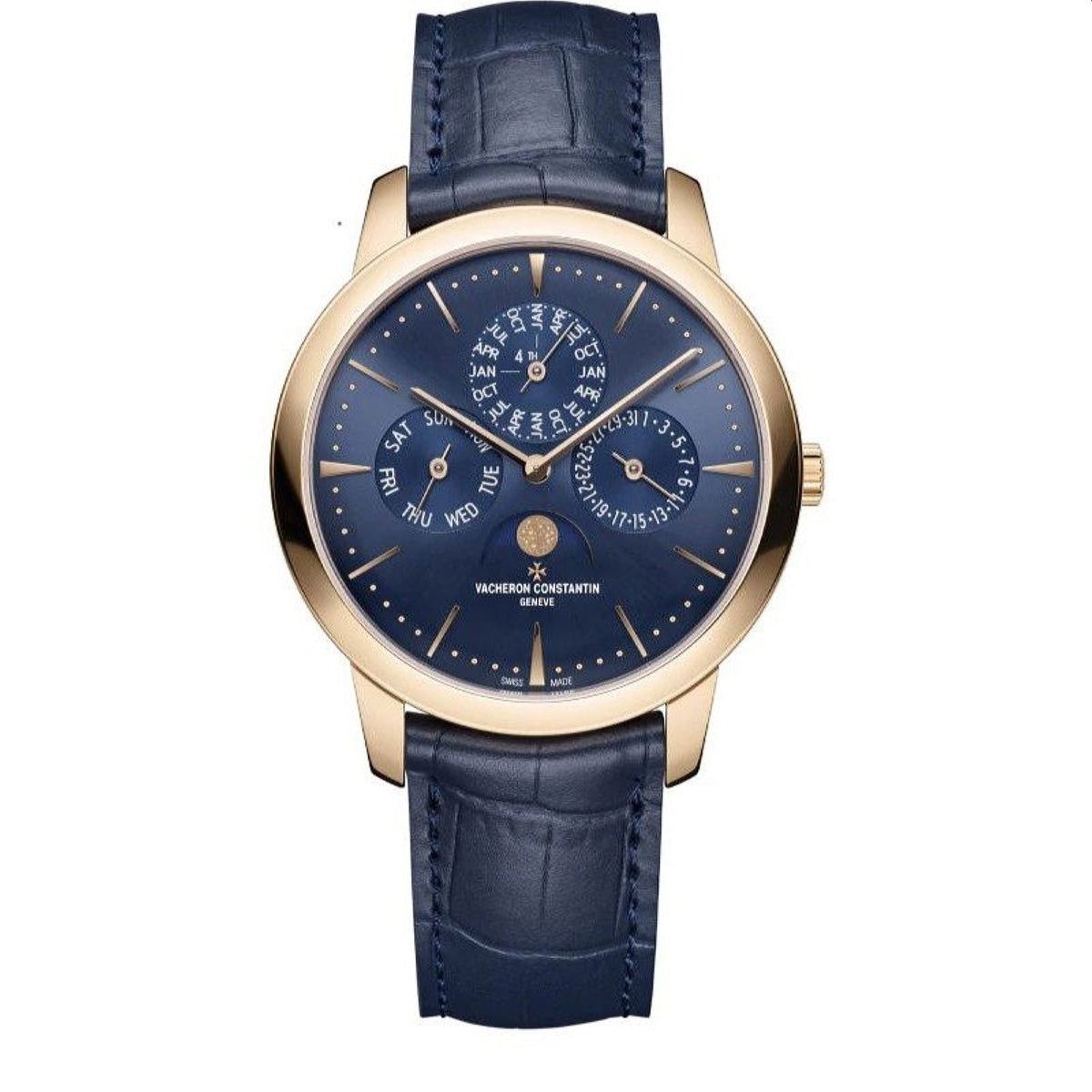 Vacheron Constantin Men's 43175-000R-B519 Patrimony Blue Leather Watch