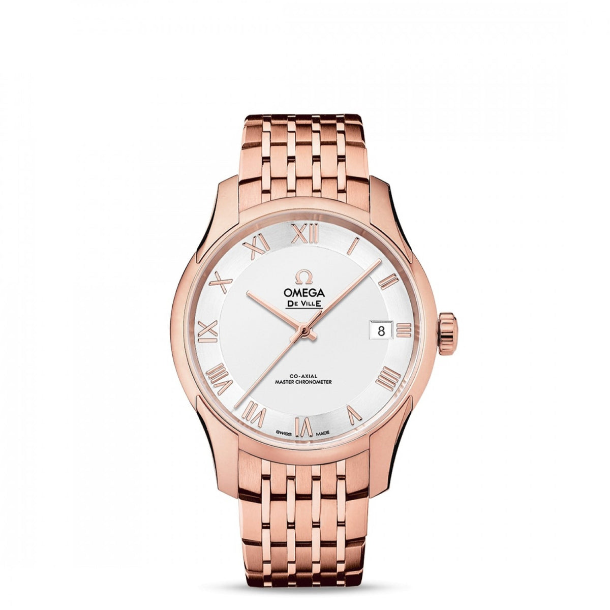 Omega Men's 433.50.41.21.02.001 De Ville Rose-Tone Stainless Steel Watch