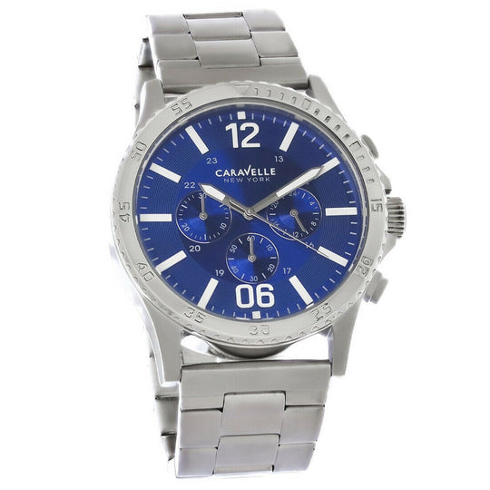 Bulova Men's 43A116 Caravelle Chronograph Stainless Steel Watch