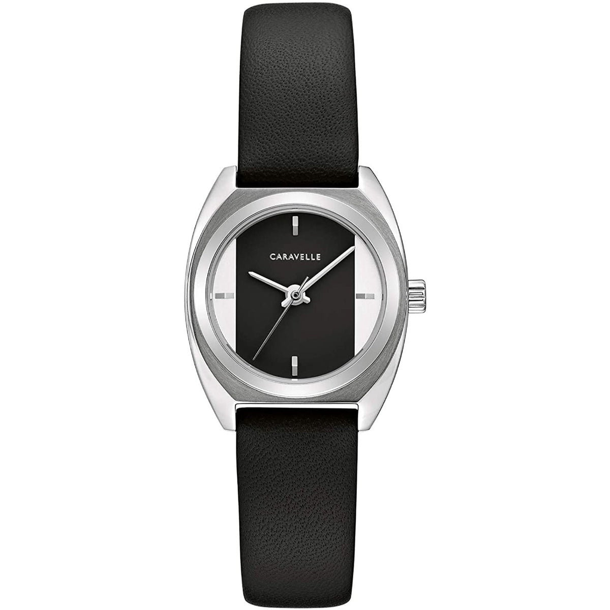 Bulova Women's 43L220 Caravelle Black Leather Watch
