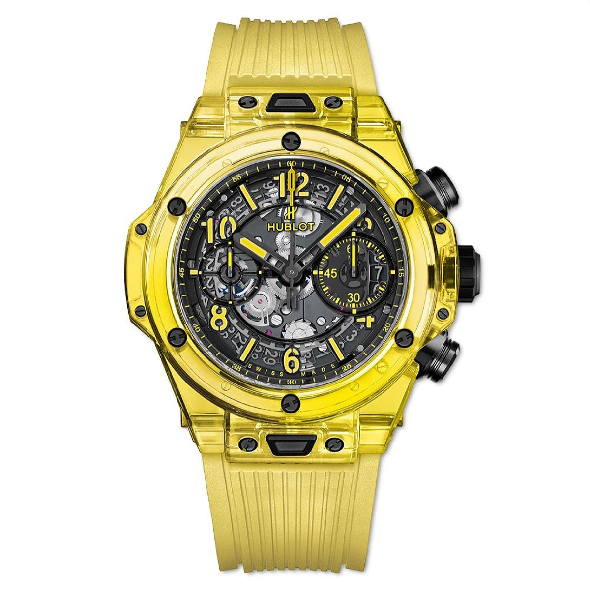 Hublot Men's 441.JY.4909.RT Big Bang Chronograph Translucent Rubber Watch