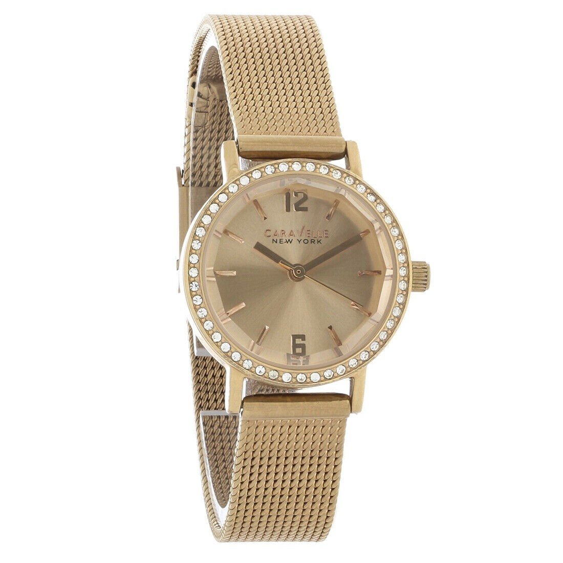 Bulova Women's 44L158 Caravelle Rose Gold-Tone Stainless Steel