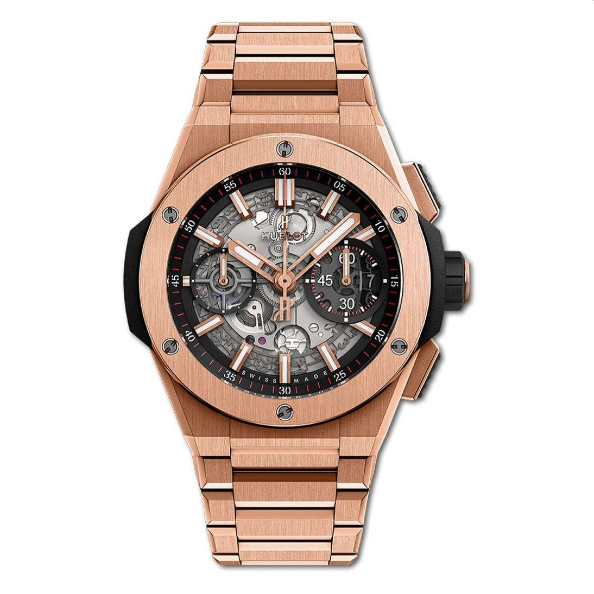 Hublot Men's 451.OX.1180.OX Big Bang Integral Chronograph Rose-Tone 18Kt Rose Gold Watch