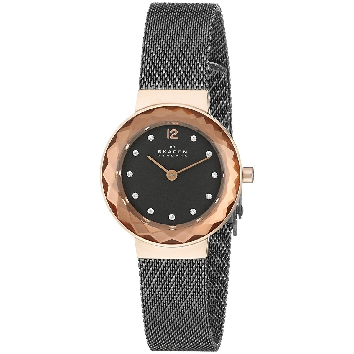 Skagen Women's 456SRM Leonora Crystal Stainless Steel Watch