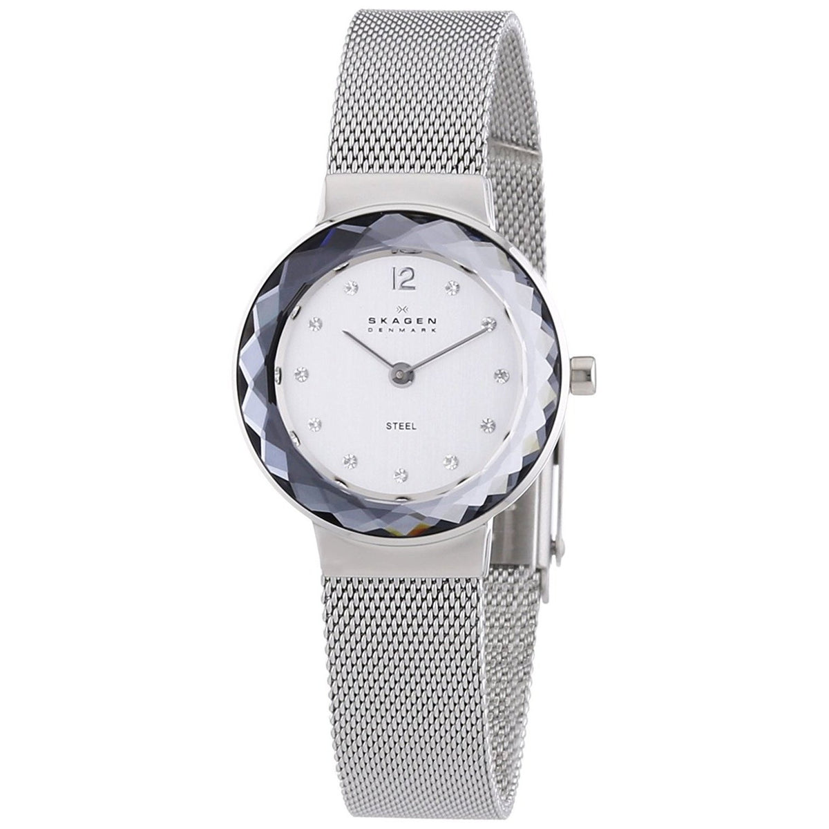Skagen Women's 456SSS Leonora Crystal Stainless Steel Watch