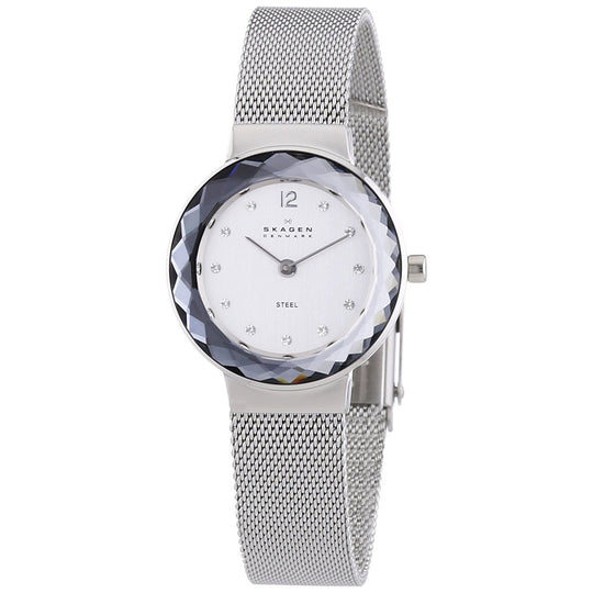 Skagen Women's 456SSS Leonora Crystal Stainless Steel Watch