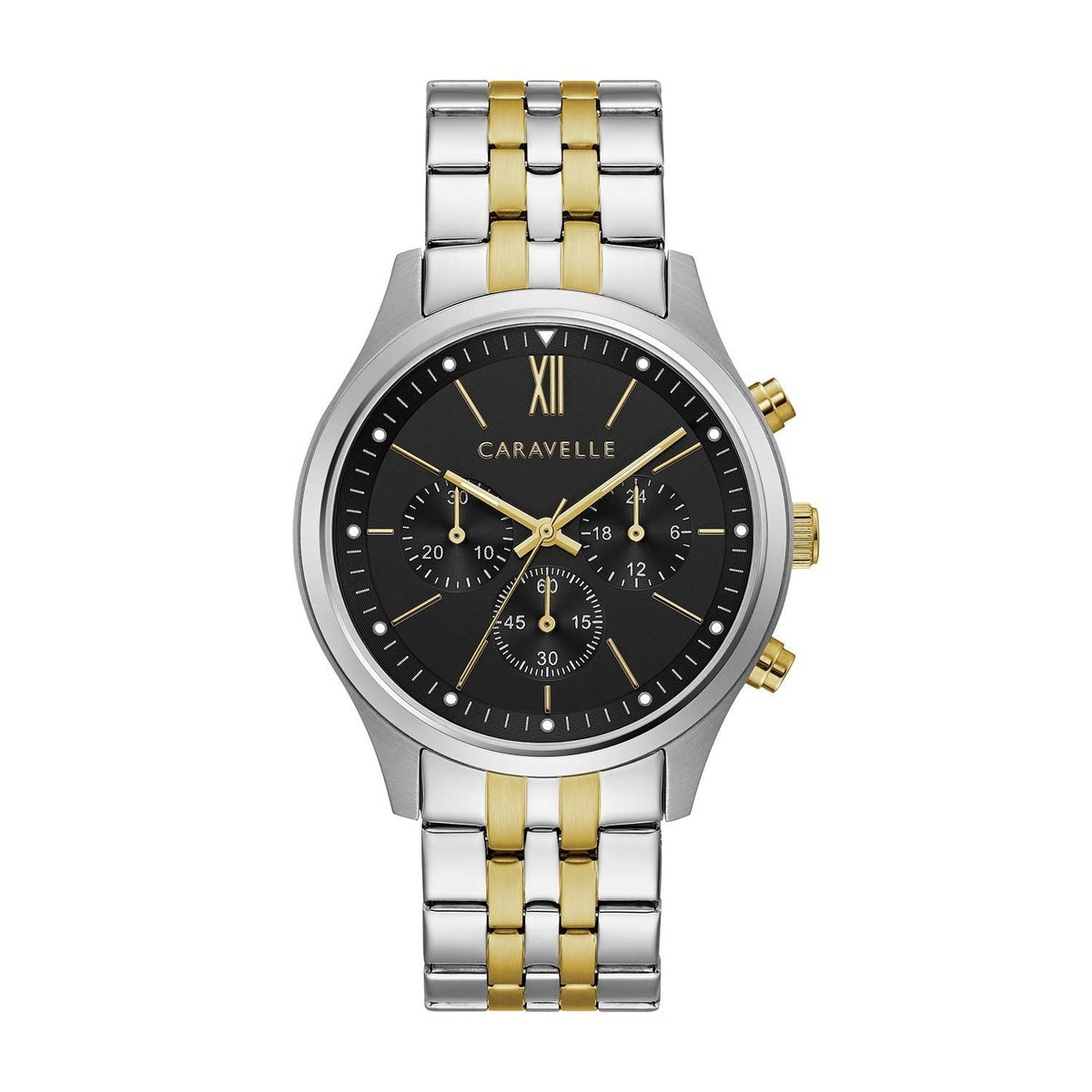 Bulova Men's 45A143 Caravelle Chronograph Two-Tone Stainless Steel Watch