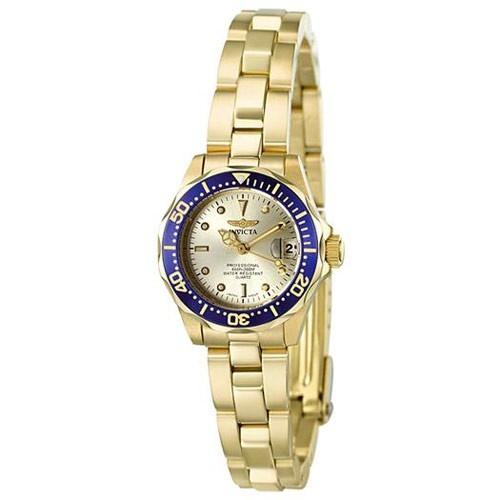 Invicta Women&#39;s 4610 Pro Diver Gold-Tone Stainless Steel Watch