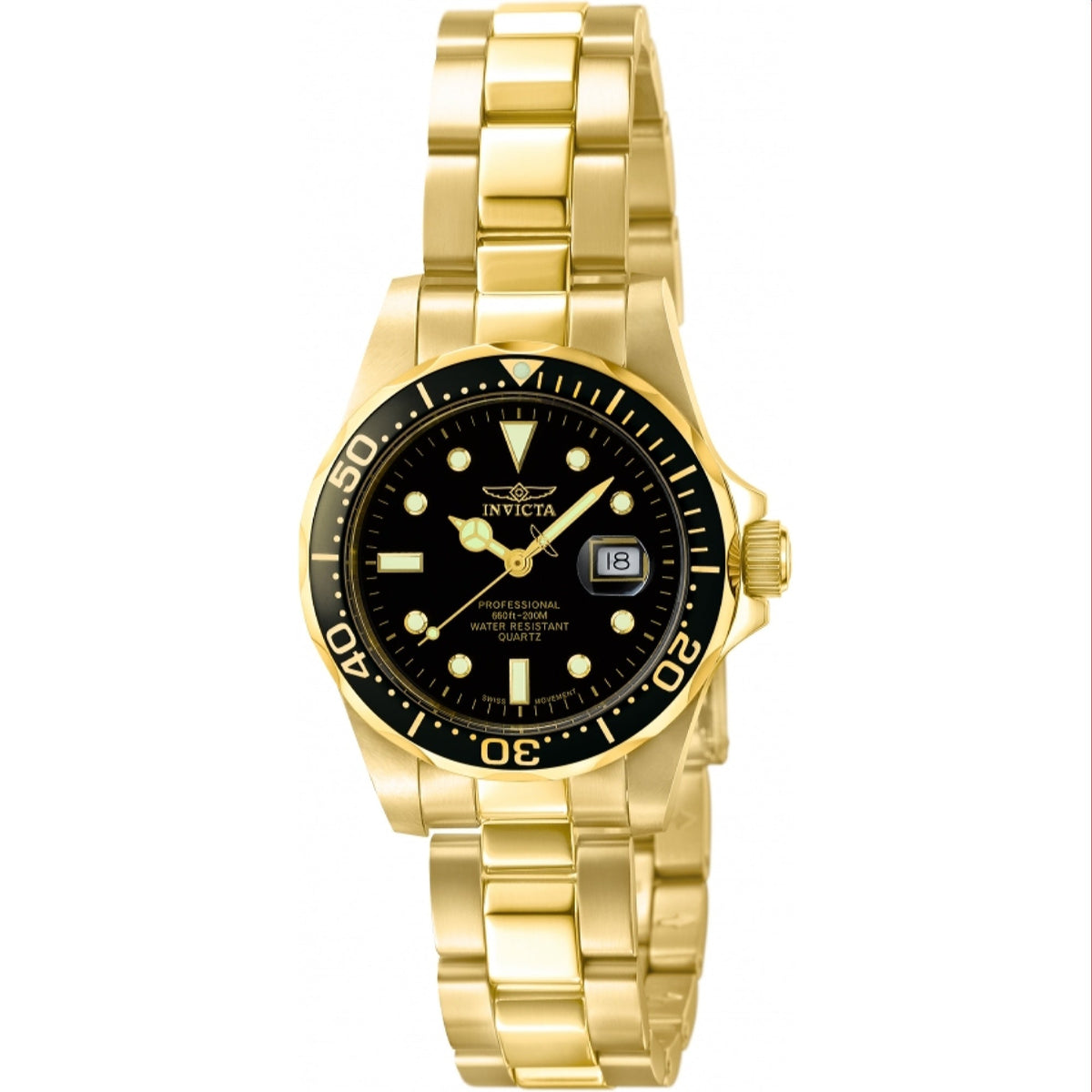 Invicta Women&#39;s 4869 Pro Diver Gold-Tone Stainless Steel Watch