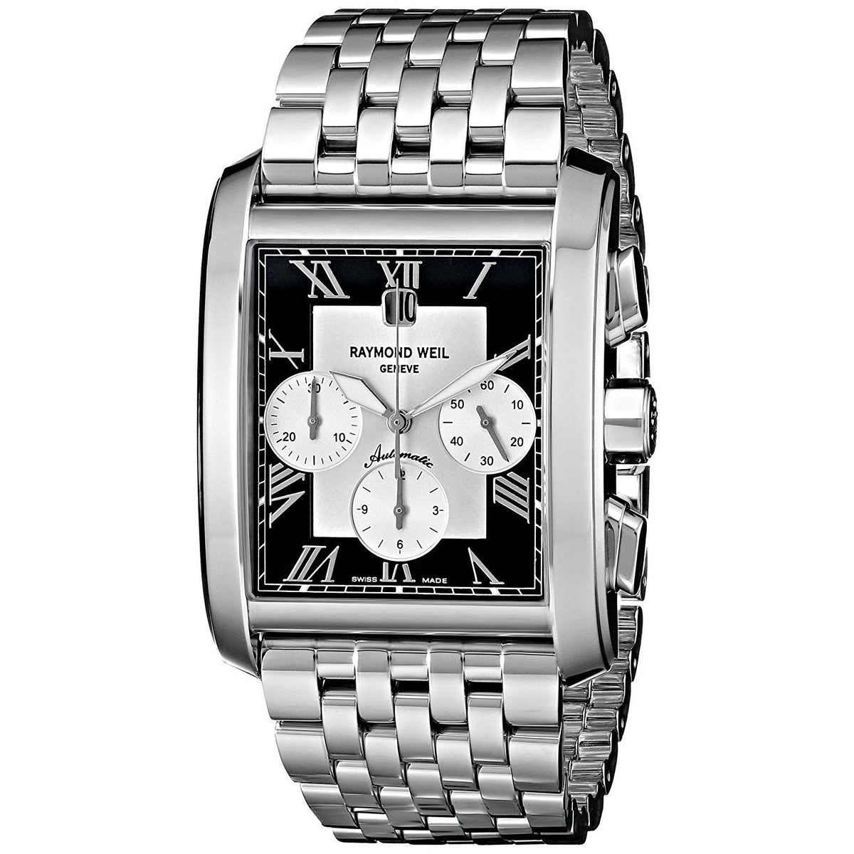 Raymond Weil Men&#39;s 4878-ST-00268 Don Giovanni Chronograph Automatic Stainless Steel Watch