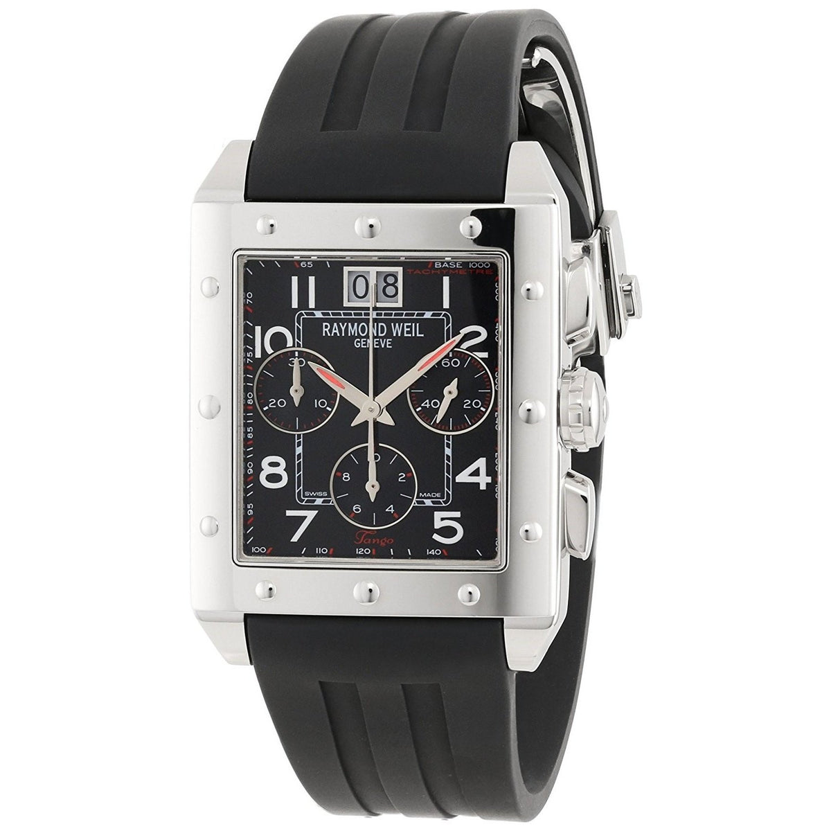 Raymond Weil Men&#39;s 4881-SR-05200 Tango Sport Chronograph Black Rubber Watch