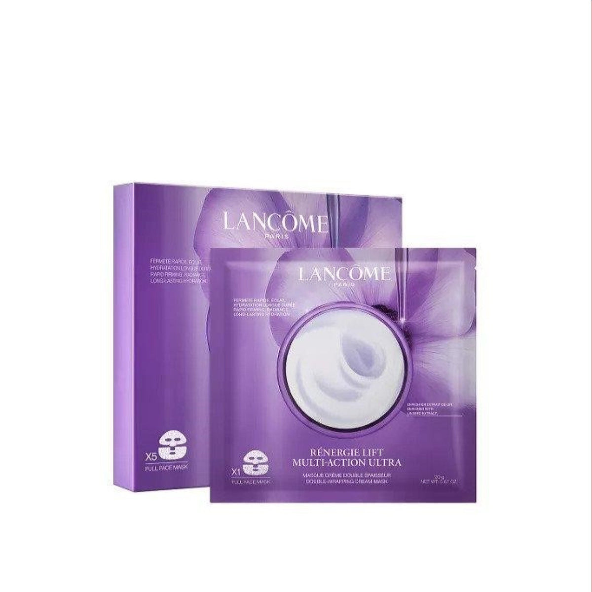 Lancome Renergie Lift Multi-Action Ultra Double-Wrap Cream Face Mask (5X0.67 Oz)  