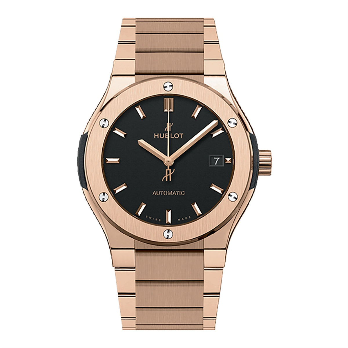 Hublot Men's 510.OX.1180.OX Classic Fusion Rose-Tone 18Kt Rose Gold Watch