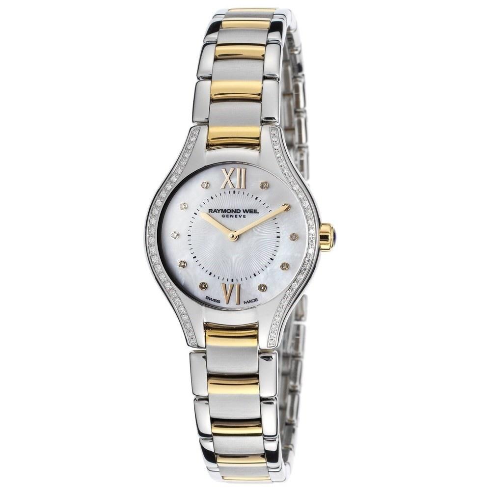Raymond Weil Women&#39;s 5124-SPS-00985 Noemia Diamond Two-Tone Stainless Steel Watch