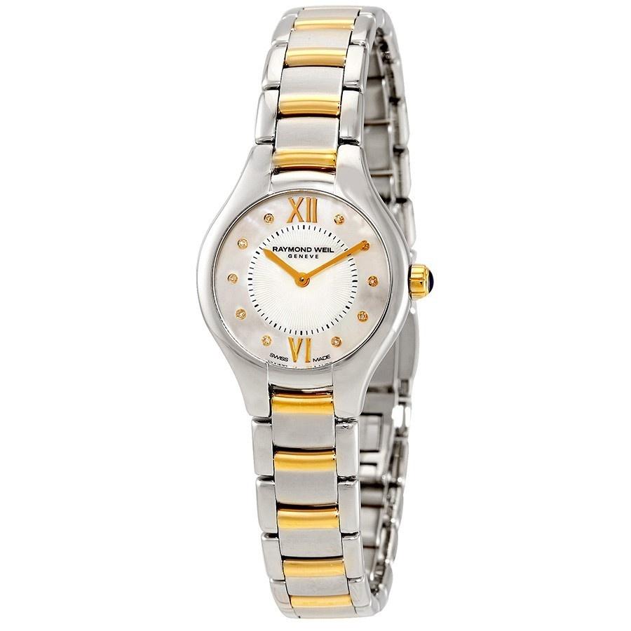 Raymond Weil Women&#39;s 5124-STP-00985 Noemia Diamond Two-Tone Stainless Steel Watch