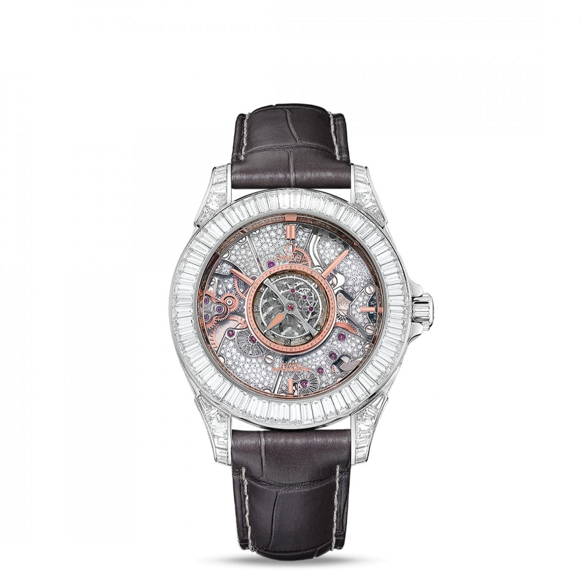 Omega Men's 513.98.39.21.56.001 De Ville Grey Leather Watch