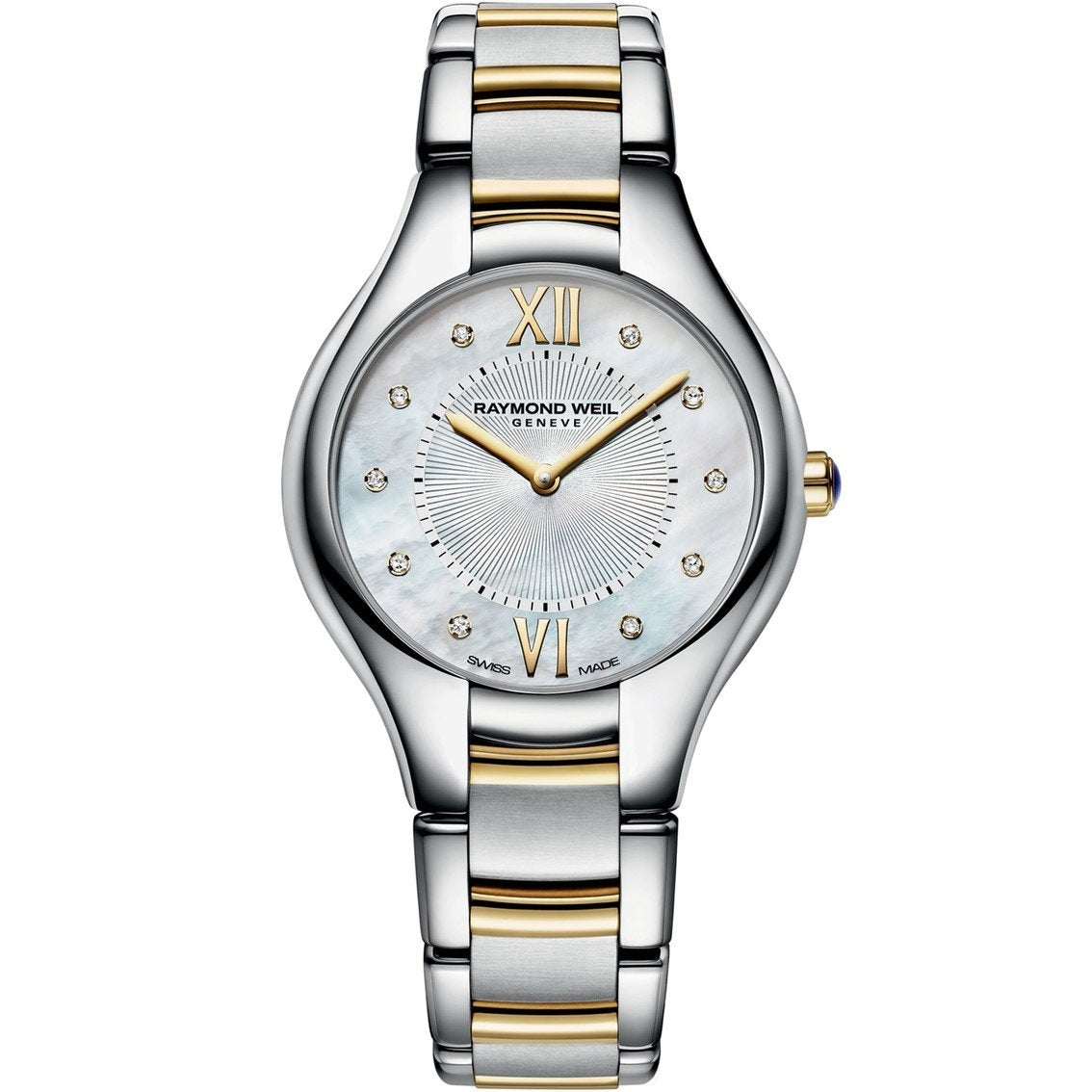 Raymond Weil Women&#39;s 5132-STP-00985 Noemia Diamond Two-Tone Stainless Steel Watch