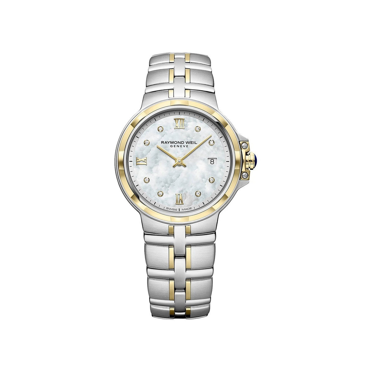 Raymond Weil Women&#39;s 5180-STP-00995 Parsifal Two-Tone Stainless Steel Watch