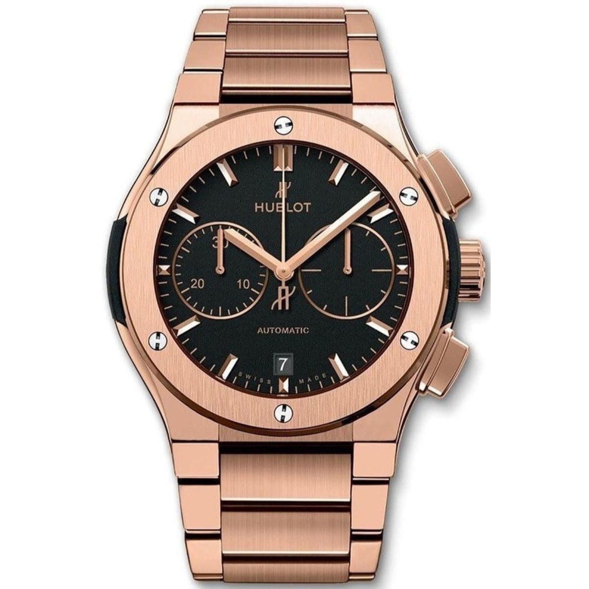 Hublot Men's 520.OX.1180.OX Classic Fusion Chronograph Chronograph Rose-Tone 18Kt Rose Gold Watch