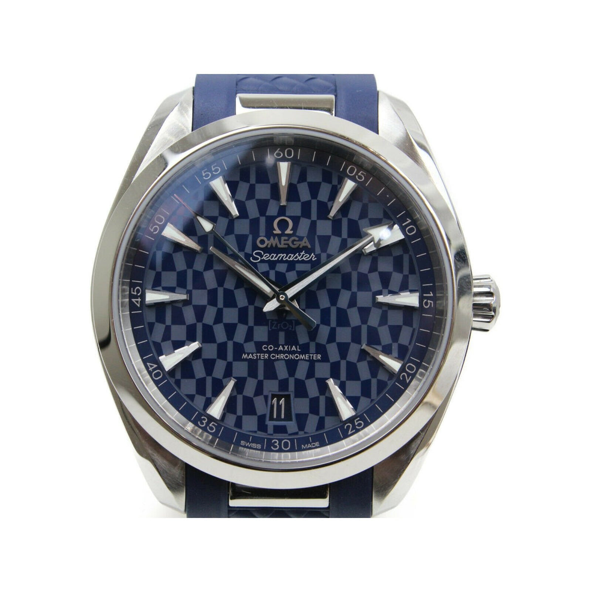 Omega Men's 522.12.41.21.03.001 Seamaster Blue Rubber Watch