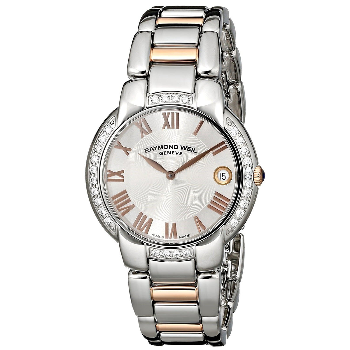 Raymond Weil Women&#39;s 5235-S5S-01658 Jasmine Diamond Two-Tone Stainless Steel Watch