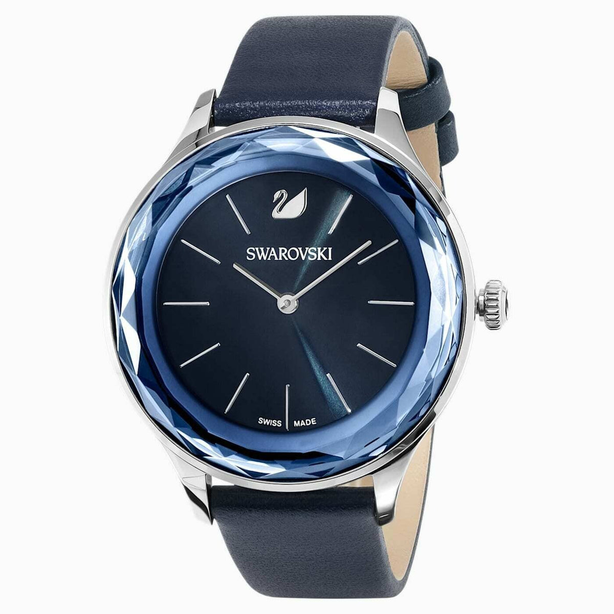 Swarovski Women's 5295349 Octea Nova Blue Leather Watch