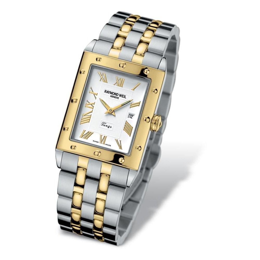 Raymond Weil Women&#39;s 5381-STP-00308 Tango Two-Tone Stainless Steel Watch