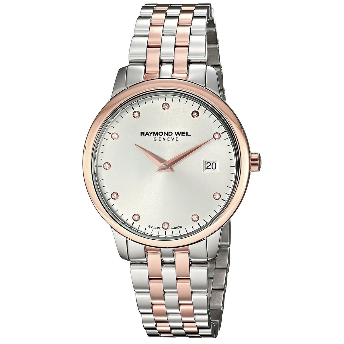 Raymond Weil Women&#39;s 5388-SP5-C6581 Toccata Diamond Two-Tone Stainless Steel Watch