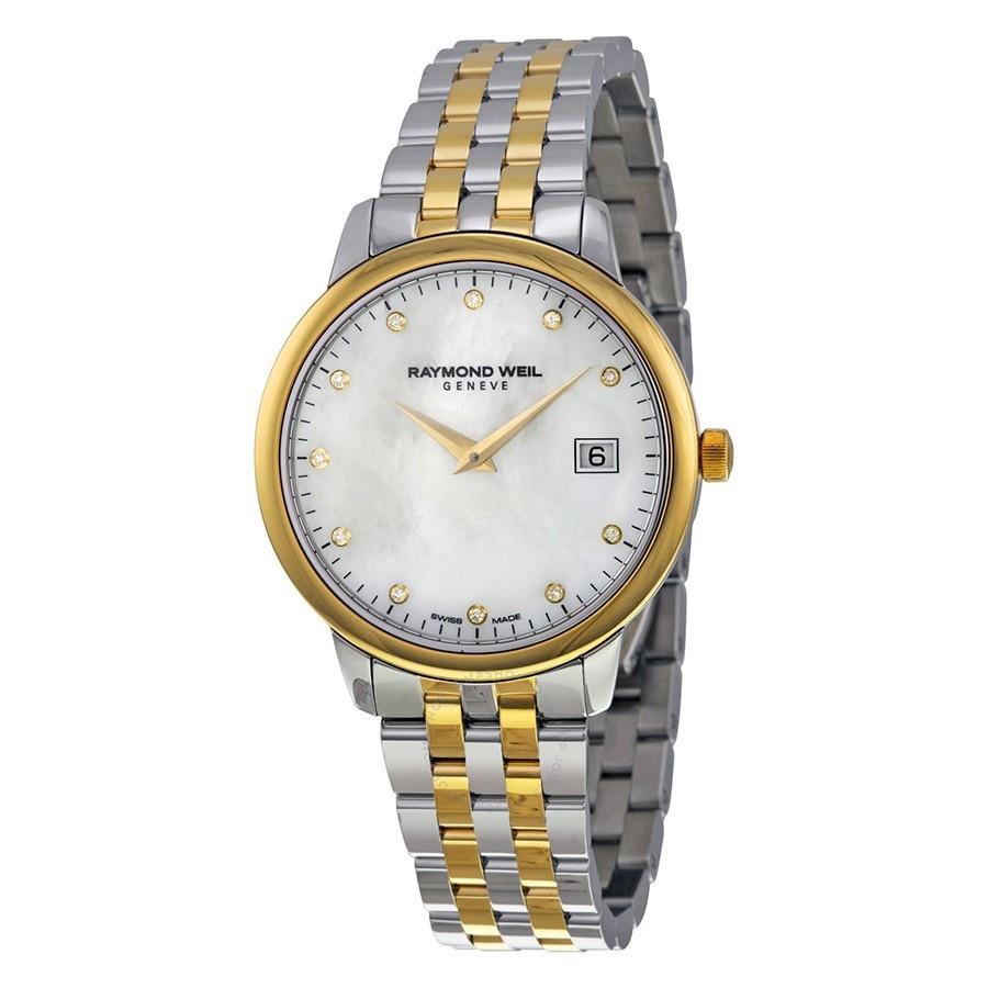 Raymond Weil Women&#39;s 5388-STP-97081 Toccata Diamond Two-Tone Stainless Steel Watch