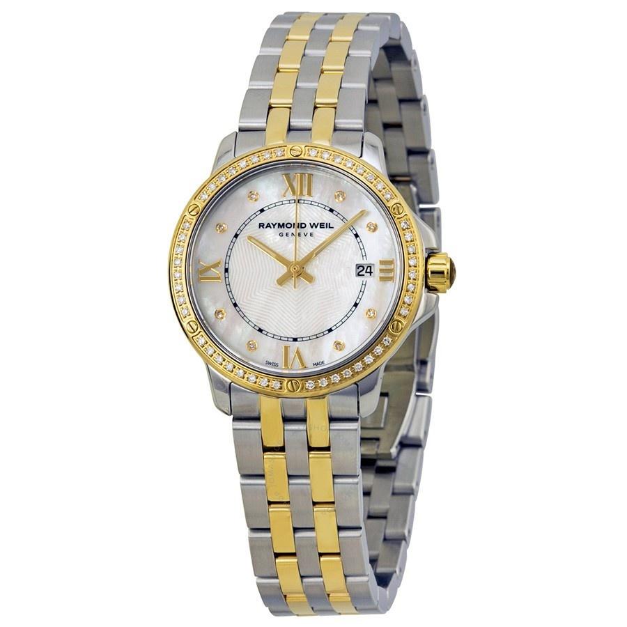 Raymond Weil Women&#39;s 5391-SPS-00995 Tango Diamond Two-Tone Stainless Steel Watch