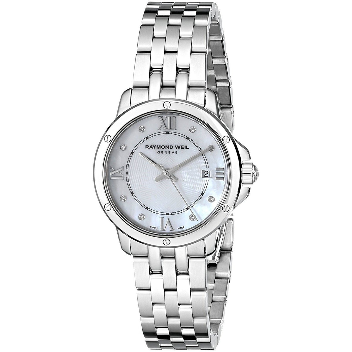 Raymond Weil Women&#39;s 5391-ST-00995 Tango Diamond Stainless Steel Watch
