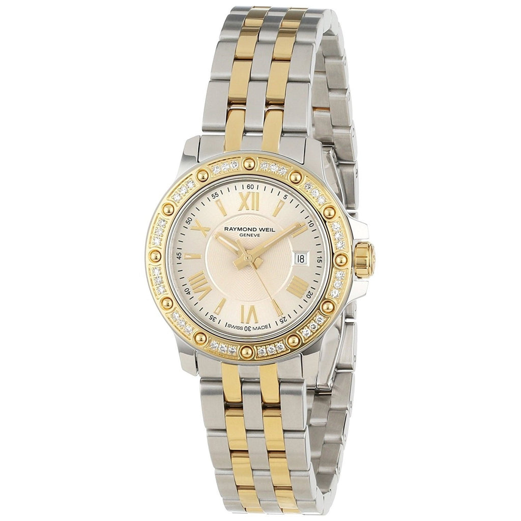 Raymond Weil Tango Silver Dial Two Tone Steel Quartz Ladies Watch 5399 SPS 00657