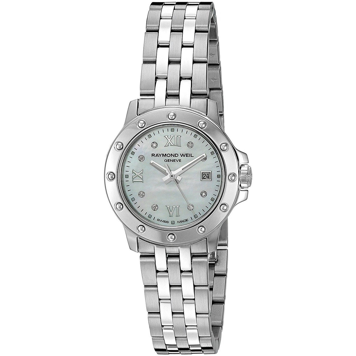 Raymond Weil Women&#39;s 5399-ST-00995 Tango Diamond Stainless Steel Watch
